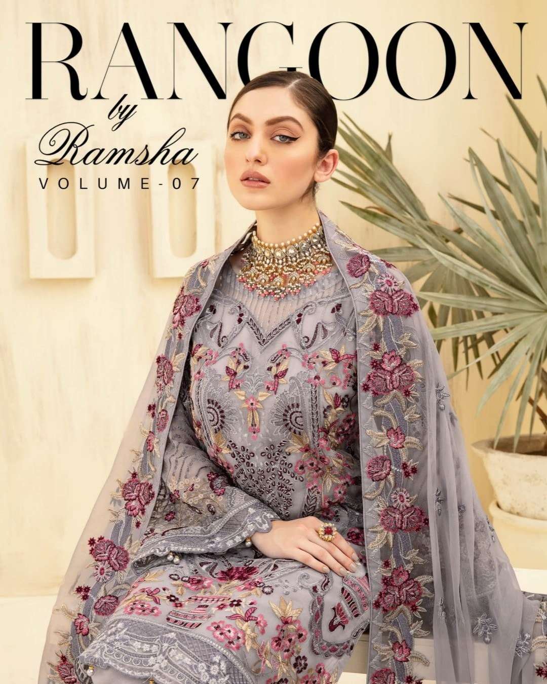 Ramsha Rangoon Chiffon Collection Vol.7